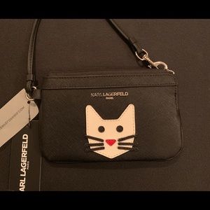 Karl Lagerfeld wristlet/wallet/clutch